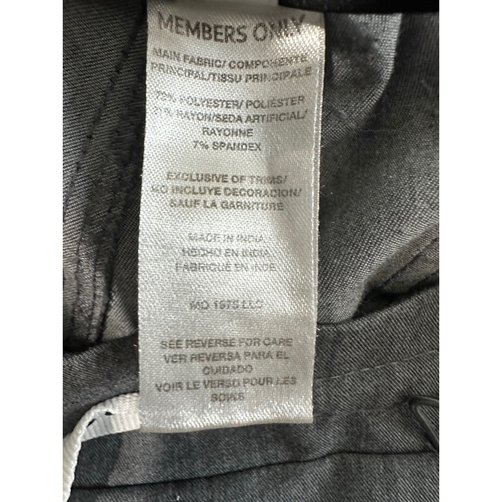 Members Only Scrub Set Mens Size M Gray V-Neck Top Jogger Cargo Pants 2 Piece - Picture 9 of 16